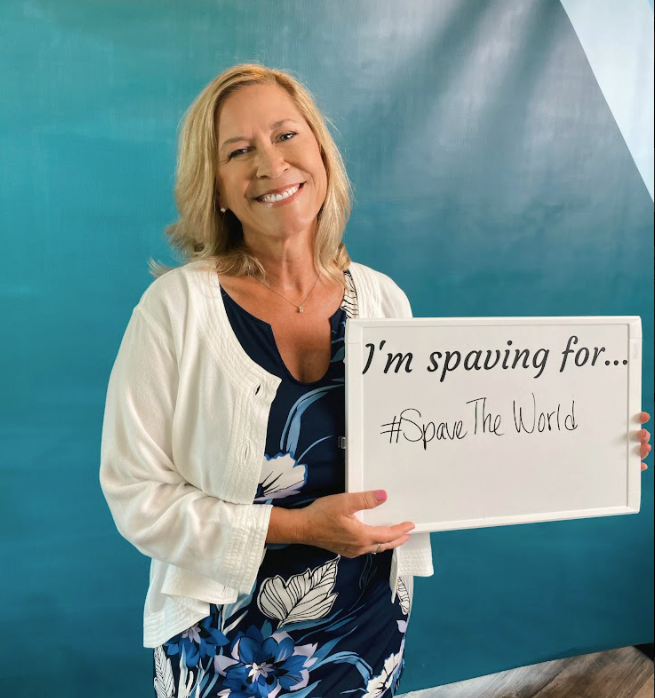 Susan Langer with Spave sign