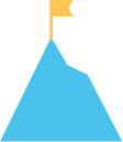 Illustrated mountain